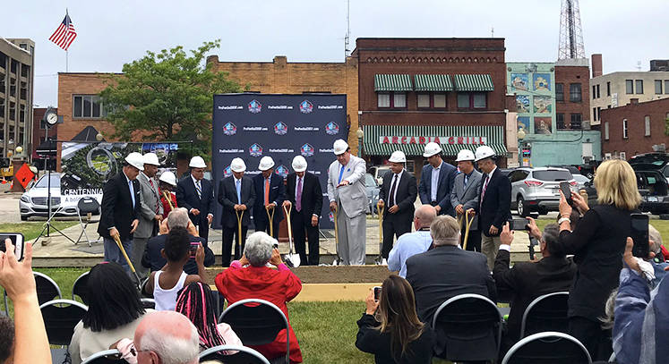 Canton Celebrates Centennial Plaza Groundbreaking