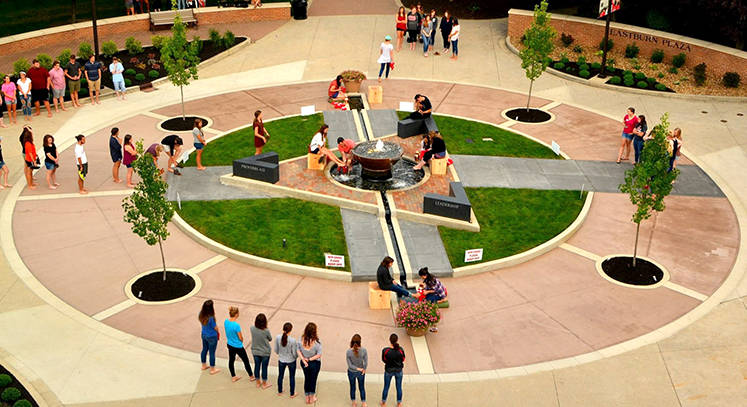 Indiana Wesleyan University Completes Fountain Plaza