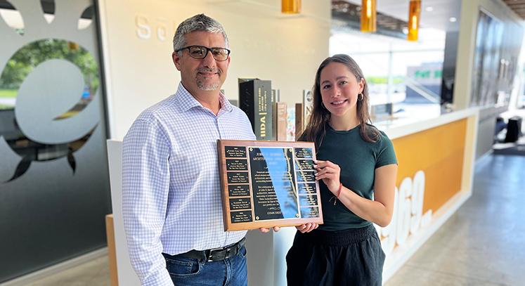 Palombo Receives Annual John Harris III Architectural Scholarship